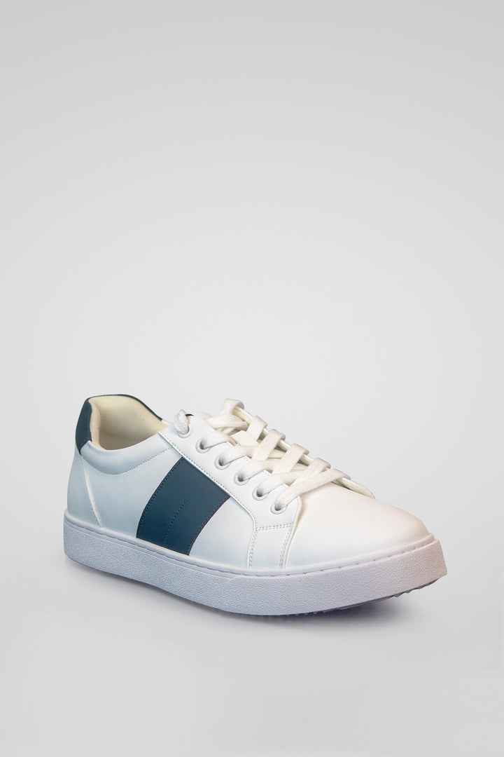 HOMEM-TÉNIS BRANCO E AZUL NOVO