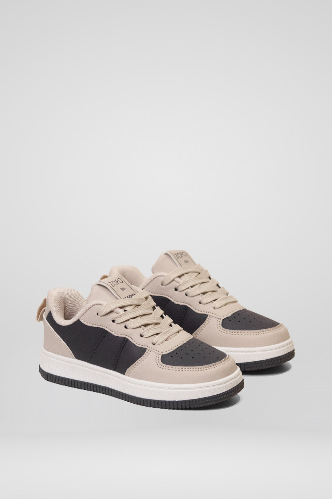 CRIANÇA-TÉNIS CAQUI E AZUL ESCURO NOVO