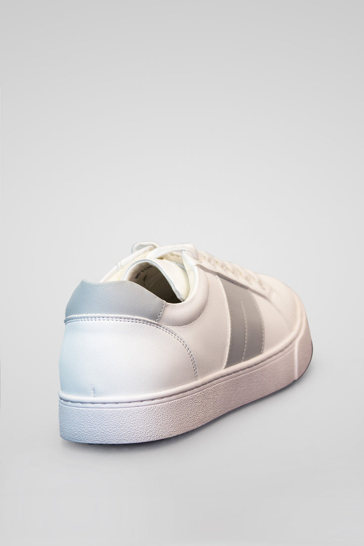 HOMEM-TÉNIS BRANCO E CINZA NOVO