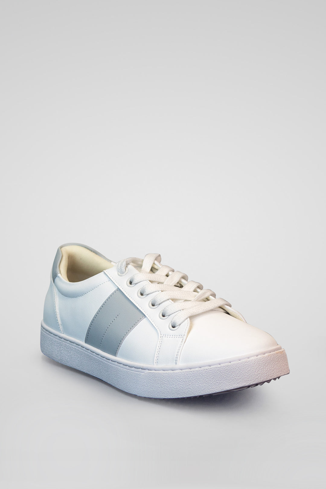 HOMEM-TÉNIS BRANCO E CINZA NOVO