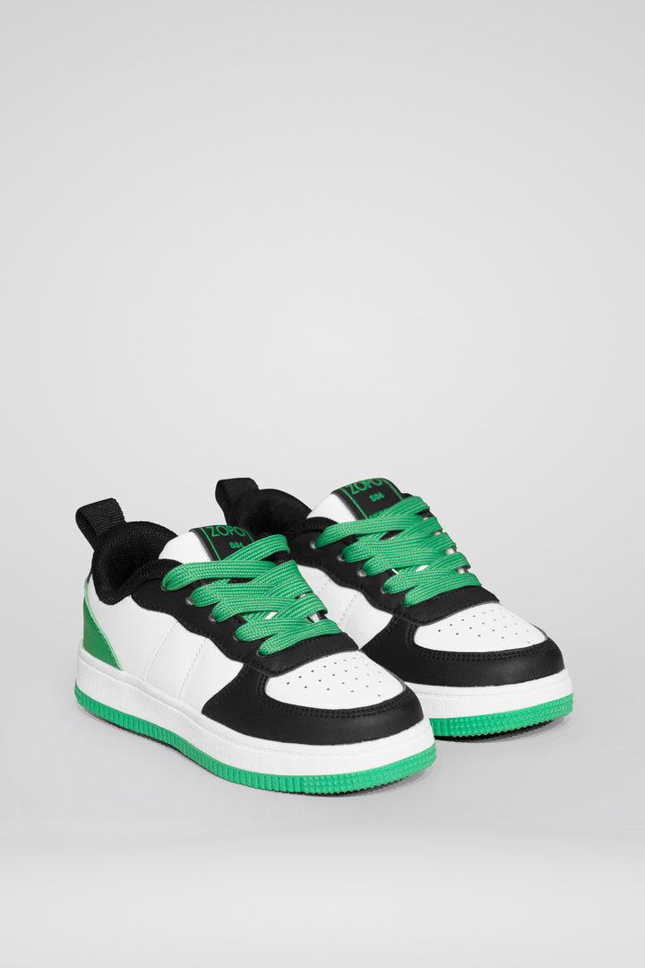 CRIANÇA-TÉNIS VERDE E PRETO NOVO