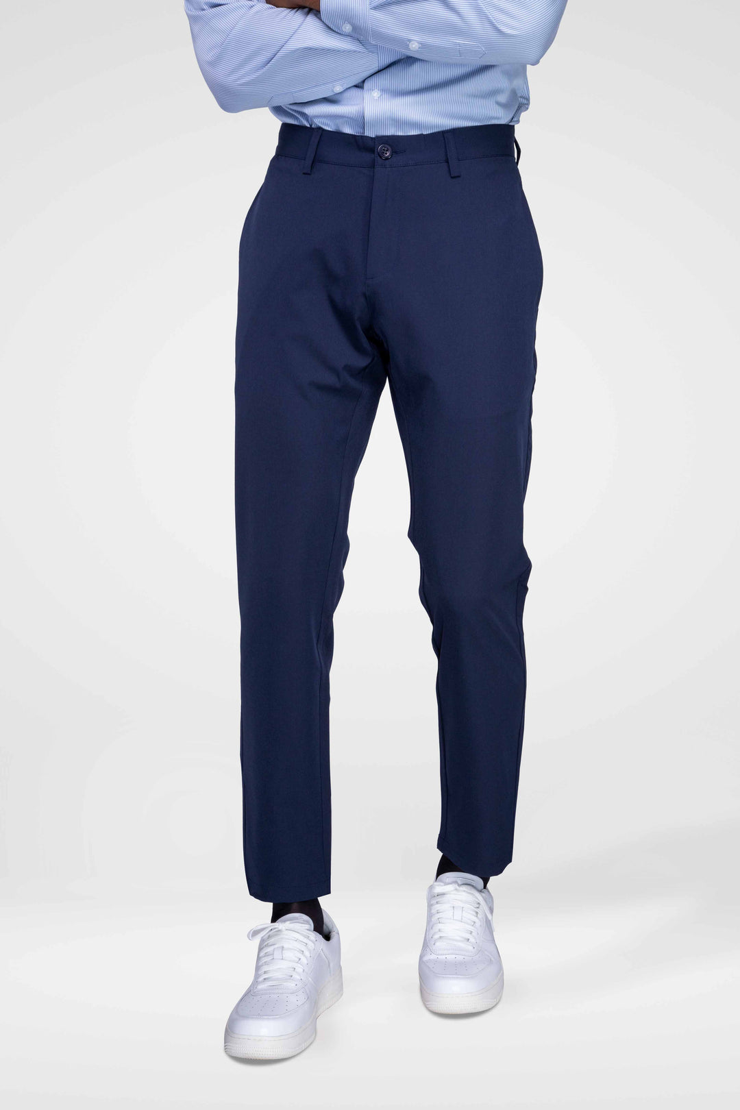 HOMEM-CALÇA SOCIAL AZUL ESCURA NOVA